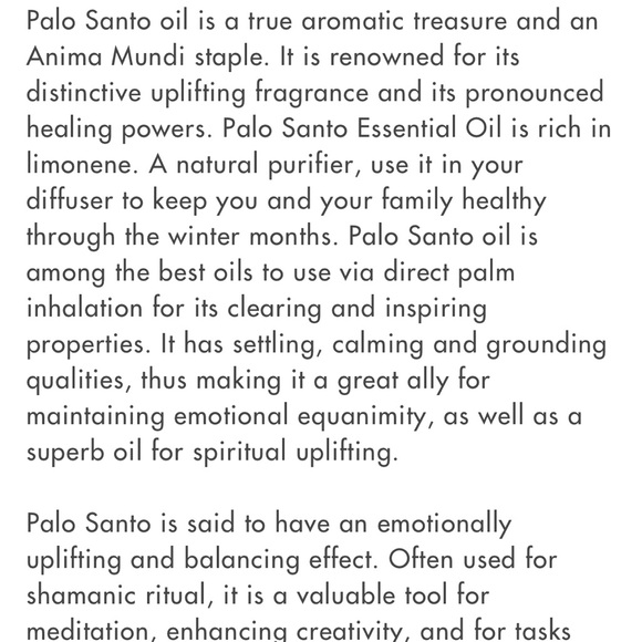 ORGANIC Lavender, Frankincense, Copaiba Balsam, Palo Santo Essential Oil Perfume - Picture 6 of 7